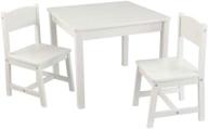 kidkraft aspen table and chair set - white 30.75 inch x 27.5 inch x 5.25 inch logo