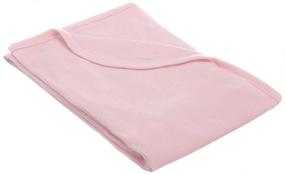 img 4 attached to American Baby Company 30 X 40 Soft Natural Cotton Thermal/Waffle Swaddle Blanket: Pink, Breathable & Cozy for Girls