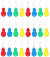 🧵 24pcs gourd shaped plastic needle threaders: efficient sewing tools for hand stitching and diy crafts (color random) logo