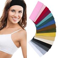 💇 revamp your hair with huachi's 16-pack non-slip headbands - perfect for short hair, yoga, workout, and sports! logo