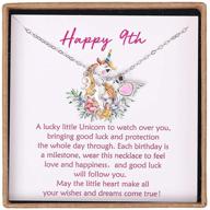 birthday sterling silver unicorn necklace logo