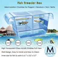 capetsma fish breeding box: acrylic isolation & incubation system for baby fish, shrimp, clownfish, and guppies logo