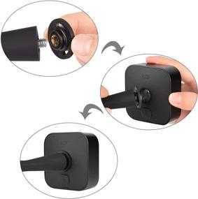 img 1 attached to 📷 2-Pack Twist Mount for Blink XT, XT2, Mini, Outdoor & Indoor Wireless Home Security Cameras - Black, ALERTCAM