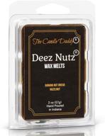 the candle daddy deez nutz - hilarious banana nut bread scented melts for maximum fragrance - 1 pack of 6 cubes, 2 ounces logo