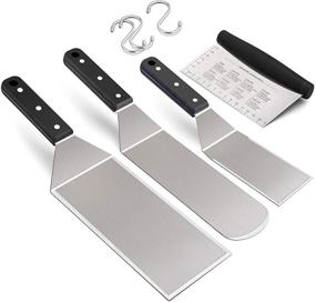 img 4 attached to Spatula Leonyo Stainless Griddle Accessories