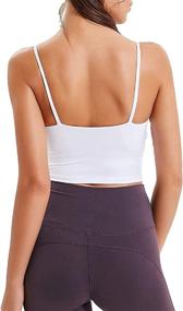 img 2 attached to 🏋️ MITALOO Women's Sports Bra Camisole: Wirefree, Padded, Yoga Tank Tops for Fitness, Workouts & Running