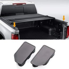 img 4 attached to 🛏️ Накладка кармана борта кровати Moonlinks Bed Rail Stake: совместима с GMC Sierra 1500 и Chevy Silverado 1500/2500/2500HD/3500 2014-2018 (комплект из 2 штук) - предоставляет максимальную защиту!