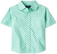 👕 boys' short sleeve button down shirt from the children's place - optimize your search logo