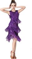 💃 zltdream women's latin tango salsa chacha ballroom dance swing rumba dress logo