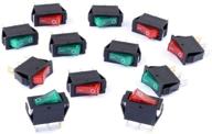 🔌 cylewet 12pcs ac rocker switches with indicator light - 3 pins, 2 positions on/off - 15a/250v, 20a/125v (pack of 12) - cyt1109 логотип