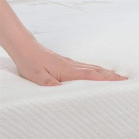 img 1 attached to 🛏️ Milliard Queen Size Ultra Soft Tri-fold Mattress Replacement Cover - 6-Inch