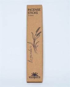 img 2 attached to 🍃 WUAJAIRA Lavender Incense Sticks - Natural Oils & Ingredients for Indoor and Outdoor Use with Built-in Holder - Ideal for Meditation and Spiritual Cleansing - 16 sticks - Made in India - Orange, LVD