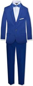 img 3 attached to Boys' Formal White Skinny Suit - Suits & Sport Coats for Boys