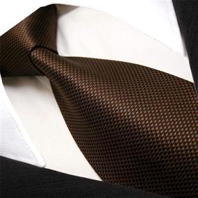 img 2 attached to 🍫 Shlax Solid Chocolate Necktie Classic: Elevate Your Style with Delectable Sophistication