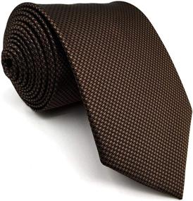 img 4 attached to 🍫 Shlax Solid Chocolate Necktie Classic: Elevate Your Style with Delectable Sophistication