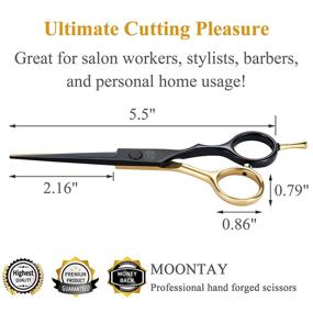 img 3 attached to Professional Moontay Texturizing Hairdressers Stainless