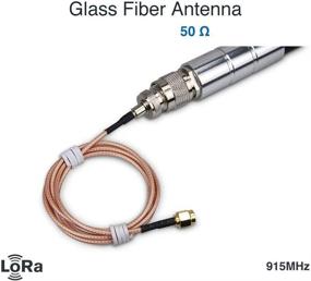 img 1 attached to 📡 High-Gain LoRa Gateway Antenna for Helium Hotspot HNT Miner Mining - Ultra Distance Transmission 915MHz - Indoor/Outdoor Omni-Directional Glass Fiber LoRaWan Antenna with N-Male SMA Connect Cable