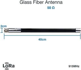 img 3 attached to 📡 High-Gain LoRa Gateway Antenna for Helium Hotspot HNT Miner Mining - Ultra Distance Transmission 915MHz - Indoor/Outdoor Omni-Directional Glass Fiber LoRaWan Antenna with N-Male SMA Connect Cable