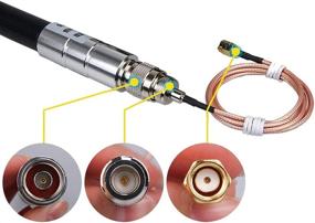 img 2 attached to 📡 High-Gain LoRa Gateway Antenna for Helium Hotspot HNT Miner Mining - Ultra Distance Transmission 915MHz - Indoor/Outdoor Omni-Directional Glass Fiber LoRaWan Antenna with N-Male SMA Connect Cable