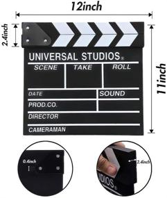 img 1 attached to Lynkaye Clapboard Irectors Clapper Decorations Camera & Photo