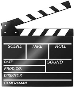 img 4 attached to Lynkaye Clapboard Irectors Clapper Decorations Camera & Photo