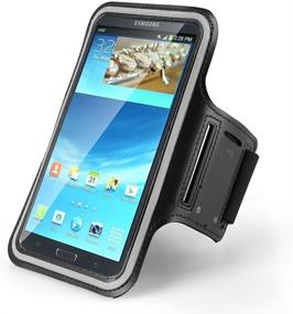 img 1 attached to Ebuymore Sport Running Gym Jogging Cell Phone Armband Pouch Case For Samsung Galaxy S20 5G / S20 Ultra/LG Stylo 5X / Motoroa Moto G Power/G Stylus/Google Pixel 4 XL/Xiaomi Mi 10 Pro (Sliver)