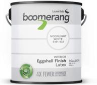 boomerang eco friendly interior eggshell moonlight logo