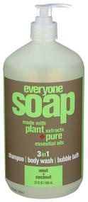 img 4 attached to 🌿 Refreshingly Pure: EO Products Natural Everyone Hand Soap Liquid, Mint and Coconut - 32 oz