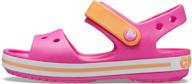 👟 crocs crocband sandal toddler little boys' shoes: clogs & mules logo