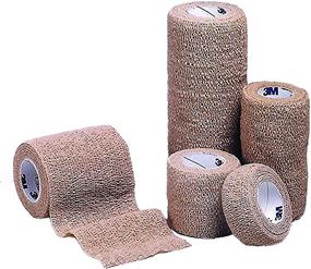 img 2 attached to Secure and Easy-to-Use: 3M Coban Self-Adhesive Wrap, 3"x5yds