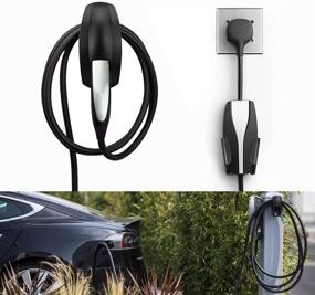 img 4 attached to ⚡ Tesla Charging Cable Organizer Holder with Chassis Bracket for Model 3, Model Y, Model X, Model S - Seven Sparta Car Wall Connector Charger Cable Management System