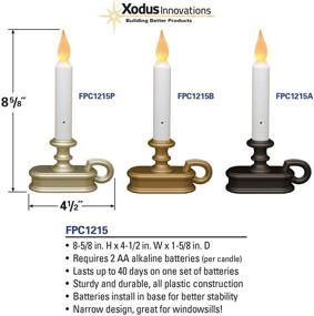 img 1 attached to 🕯️ Украсьте свое пространство с нашей свечой для окон с датчиком света, работающей от батареек и с функцией включения/выключения с наступлением сумерек LED