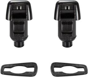 img 4 attached to 🚗 Belleone Replacement Front Windshield Washer Nozzle for 2008-2012 Liberty, 2006-2010 Jeep Commander, 2007-2011 Dodge Nitro - 2pcs Spray Jet Kit, 2 Pack - Part#55157319AA,4806312AA