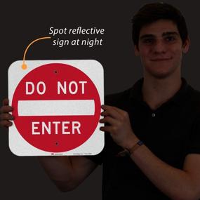 img 1 attached to Enhance Visibility with Enter SmartSign Engineer Reflective Aluminum