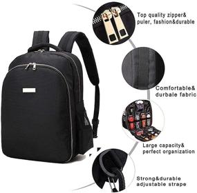 img 2 attached to 🎒 Large Capacity 3-in-1 Barber Backpack Bag for Clippers, Hairdressing Supplies, and Barber Shop Tools - Ultimate Hairdressing Storage Backpack