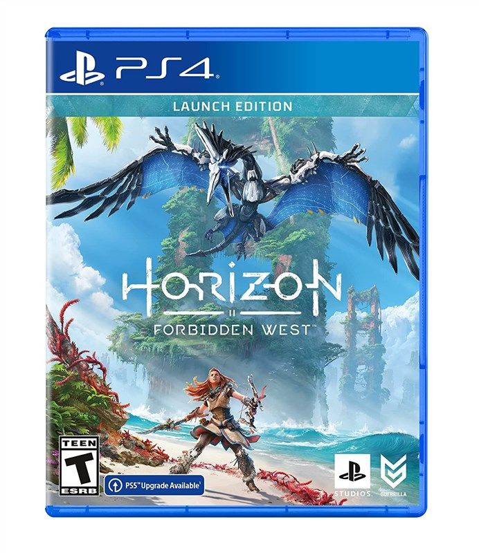horizon forbidden west 출시 playstation 4 로고