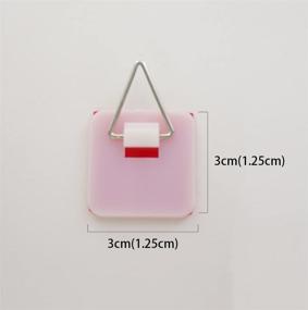 img 3 attached to 🖼️ Artliving 1.25-inch Invisible Adhesive Plate Hanger Set - Vertical Plate Holders for Wall Display (10-Pack)