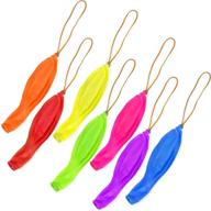 🎈 30-piece set of neon punch balloons, 18-inch size (thicken 10g/pc) in assorted colors - fun punch balls for kids, daily games, weddings, classroom decoration - complete with rubber band логотип