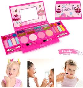 img 1 attached to 💄 AMOSTING Pretend Makeup for Girls: Enhancing Their Cosmetic Playtime