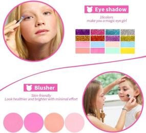 img 2 attached to 💄 AMOSTING Pretend Makeup for Girls: Enhancing Their Cosmetic Playtime