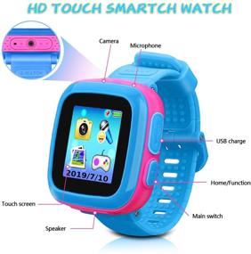 img 3 attached to Boys，ABS Watches Stopwatch Pedometer Designed