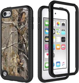 img 3 attached to Durable Camo iPod Touch Case with Built-in Screen Protector - Full-Body Protection for iPod Touch 7th/6th/5th Generation