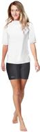 🩳 women's uv skinz active shorts in black - size l (large) - women's clothing logo