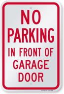 revolutionize parking with the smartsign aluminum front garage solution logo