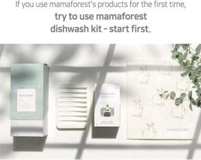 img 1 attached to 🌿 Mamaforest Eco-friendly Dishwasher Soap Bar Starter Kit: Zero Waste, Plastic-Free (includes Soap Bar, Silicone Tray, Dishcloth)