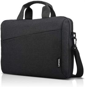 img 4 attached to Lenovo T210 Shoulder Bag: Sleek and Durable 15.6-Inch Laptop or Tablet Bag, Water-Repellent Fabric, Lightweight Toploader, Perfect for Business or School, GX40Q17229, Black