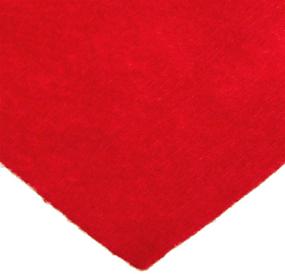 img 1 attached to 🔥 Sax Synthetic Decorator Felt – Fire Red, 36x36 inches – Product Code: 362459