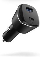 powerarc arcstation usb c car charger: dual port 30w fast charging for iphone, ipad, galaxy – power delivery compatible logo