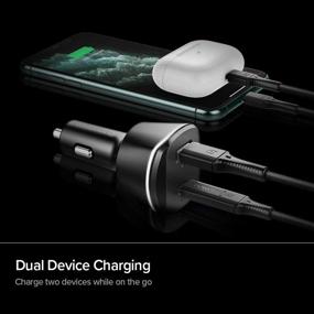 img 2 attached to PowerArc ArcStation USB C Car Charger: Dual Port 30W Fast Charging for iPhone, iPad, Galaxy – Power Delivery Compatible