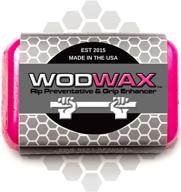 💪 wodwax: the ultimate crossfit bar grip solution for enhanced performance, grip enhancement, no-slip alternative to grip tape, chalk, and gloves, hand protection & improved technique, suitable for home and gym workouts, weightlifting enthusiasts, effortless cleaning, compact 60g bar логотип